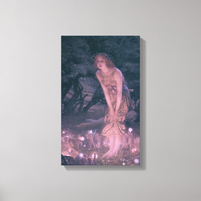 Victorian Fairy Ring Wrapped Canvas (Framsida)