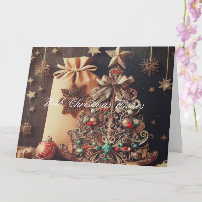 Victorian Festive jul Kort (Orkide)