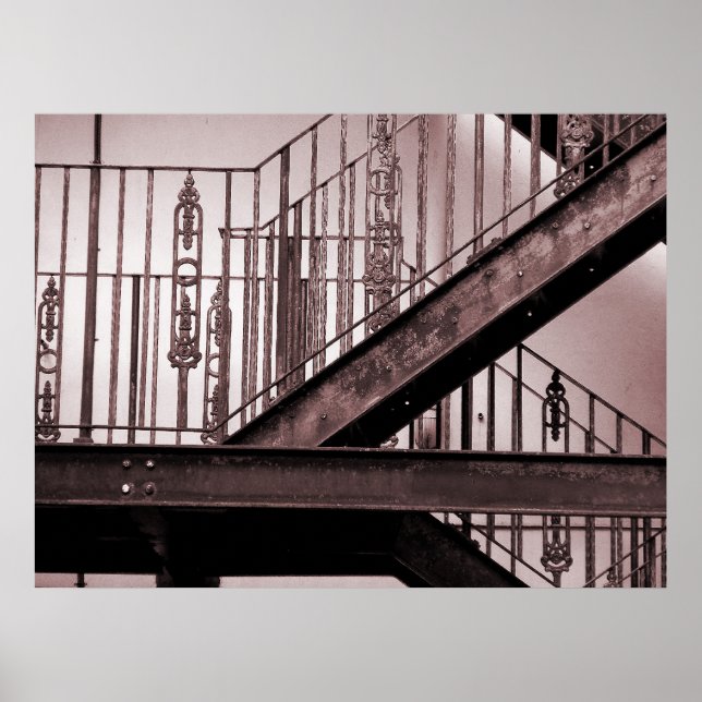 Victorian Fire Escape Poster (Framsidan)