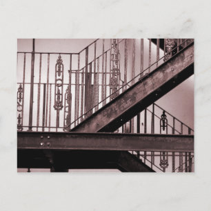 Victorian Fire Escape Vykort