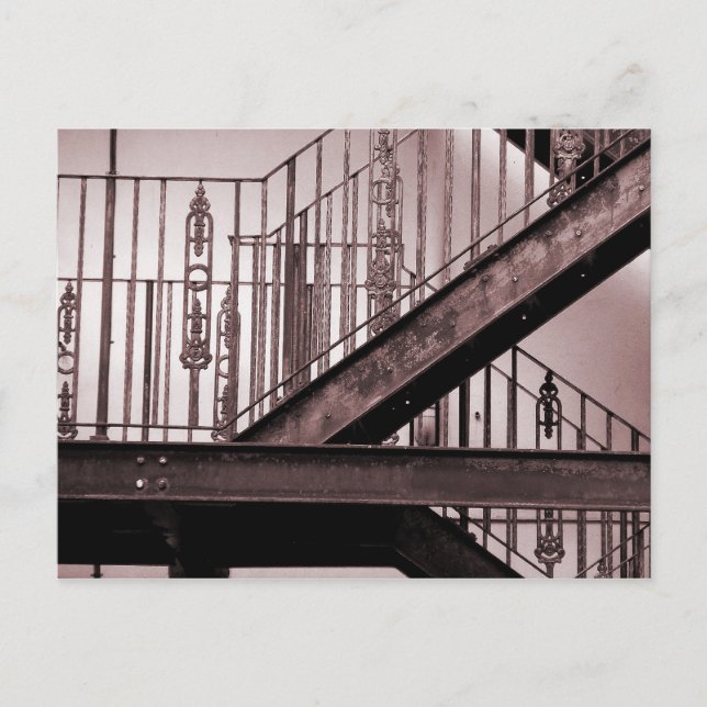 Victorian Fire Escape Vykort (Framsida)