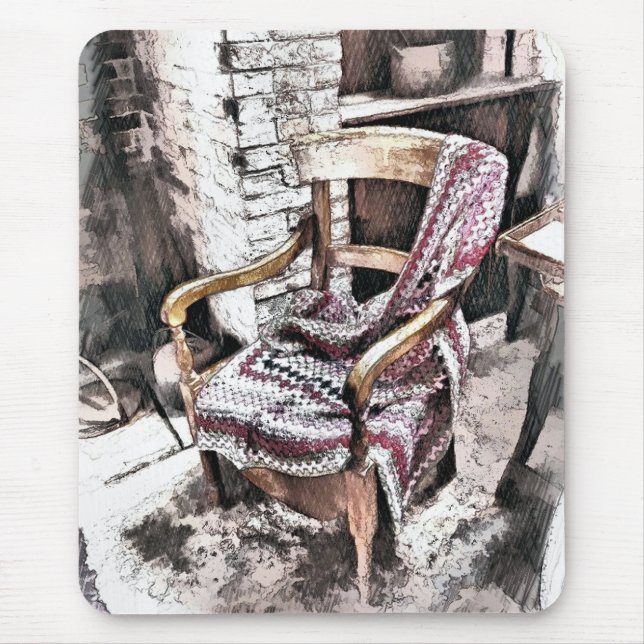 VICTORIAN FIRESIDE CHAIR MUSMATTA (Framsidan)