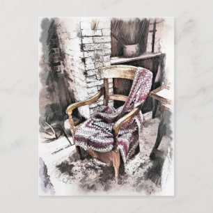 VICTORIAN FIRESIDE CHAIR VYKORT