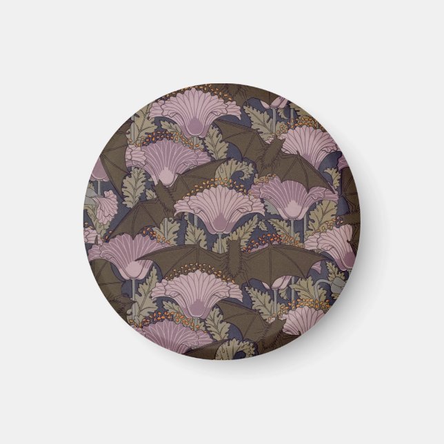 Victorian Fladdermus Magnet (Framsidan)