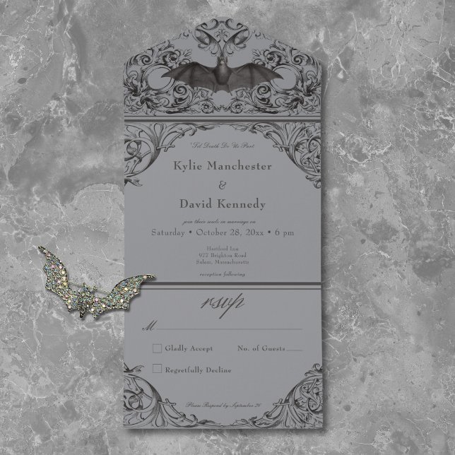 Victorian Fladdermus till döden Black Grått No. Mi (Skapare uppladdad)