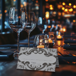 Victorian Fladdermus till Dödsolyckan och Grått Br Placeringskort