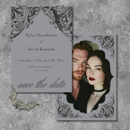 Victorian Fladdermus till Dödsolyckan och Grått Br Spara Datumet