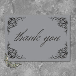 Victorian Fladdermus till Dödsolyckan och Grått Br Tack Kort