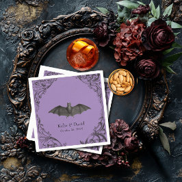 Victorian Fladdermus till Dödsolyckan och Lila Brö Pappersservett