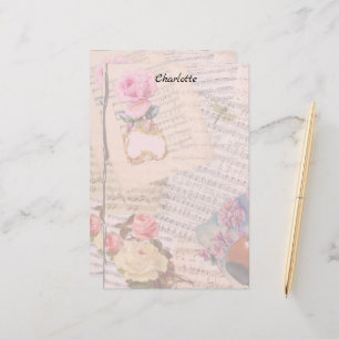 Victorian Flowers Brevpapper