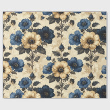 Victorian flowers Gift Bag