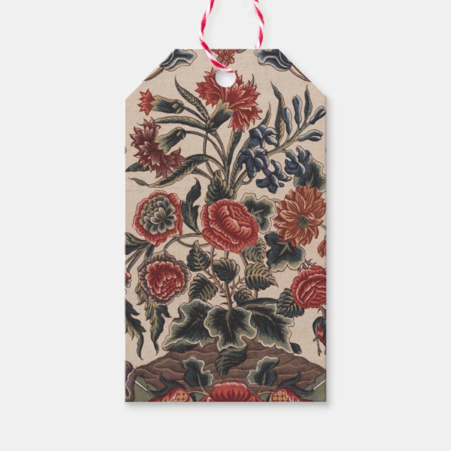 Victorian Flowers Presentetikett (Framsidan)