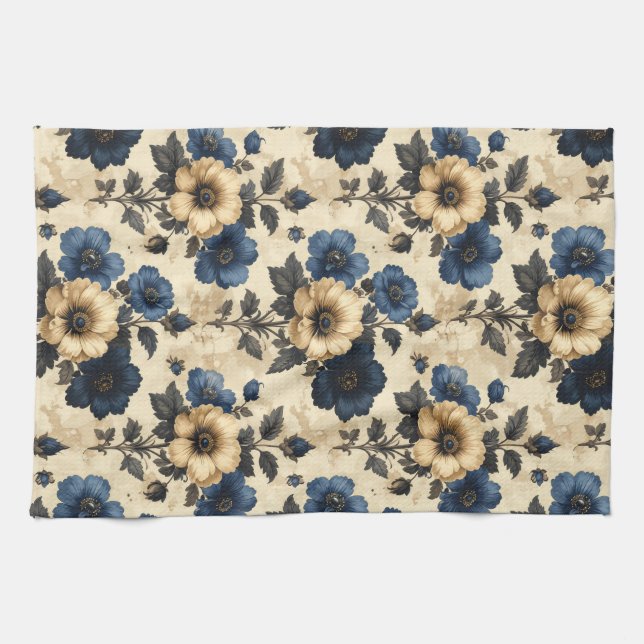 Victorian Flowers Towels Kökshandduk (Horisontell)