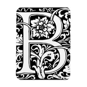 Victorian för Monogram B Magnet
