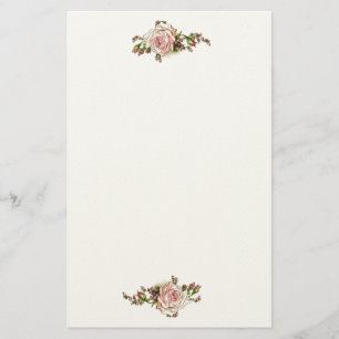 Victorian för vintage för romantiska brevpapper