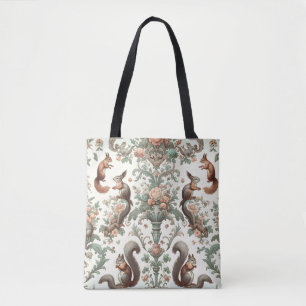 Victorian Forest Squirrel Tapestry Tygkasse