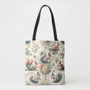 Victorian Forest Squirrel Tapestry Tygkasse
