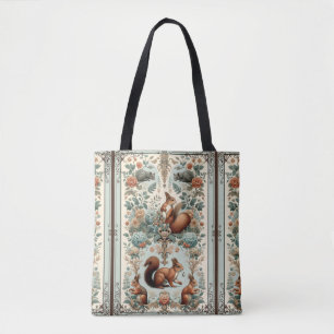Victorian Forest Squirrel Tapestry Tygkasse