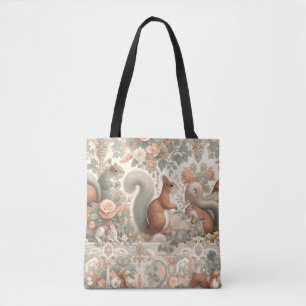 Victorian Forest Squirrel Tapestry Tygkasse
