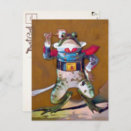 Victorian Frog Postcard Vykort