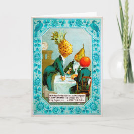 Victorian Fruit-köldkort Helgkort