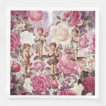 Victorian Garden Dinner Papper Napkins