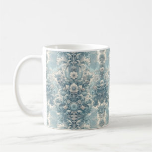 Victorian Garden in Blue Vintage Blommigt Baroqu Kaffemugg