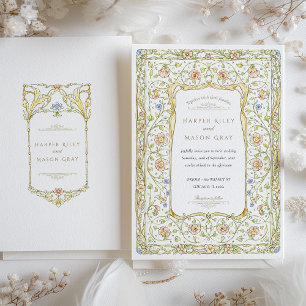 Victorian Garden Wedding Inbjudningar