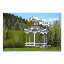 Victorian Gazebo, Silverton, Colorado Fototryck