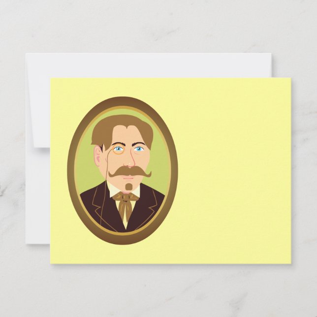 Victorian gentleman Porträtt (Framsida)