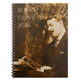 Victorian gentleman Reading Journal 2026 Anteckningsbok