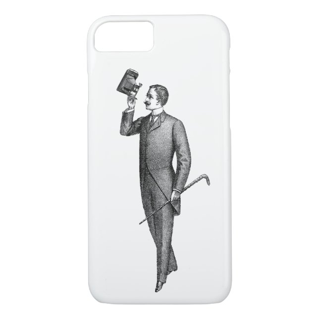 Victorian gentleman Selfie Case-Mate iPhone Skal (Baksida)