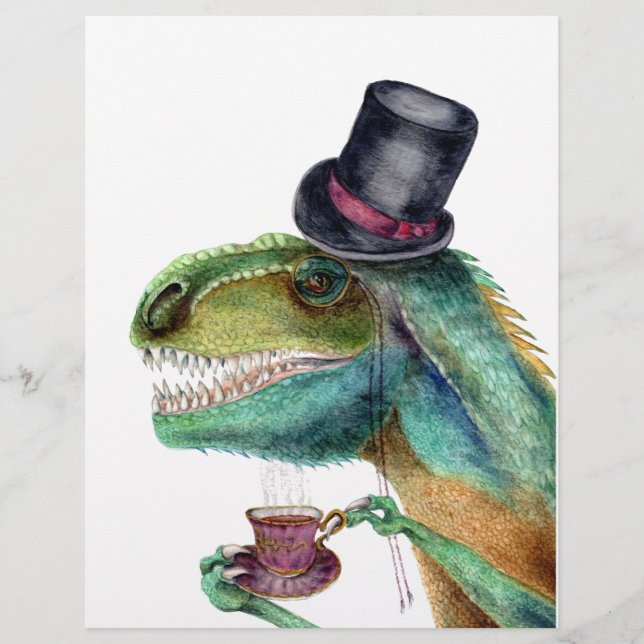 Victorian gentleman Tyrannosaurus Rex (Framsida)