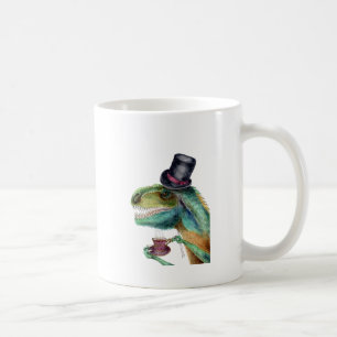 Victorian gentleman Tyrannosaurus Rex Kaffemugg