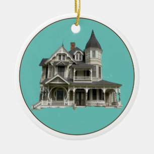 Victorian George F. Barber Ceramic Ornament