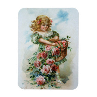 Victorian Girl med Ro Magnet