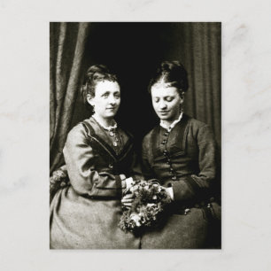 Victorian Girlkompisar Vykort