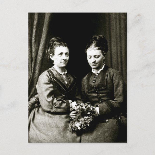 Victorian Girlkompisar Vykort (Framsida)