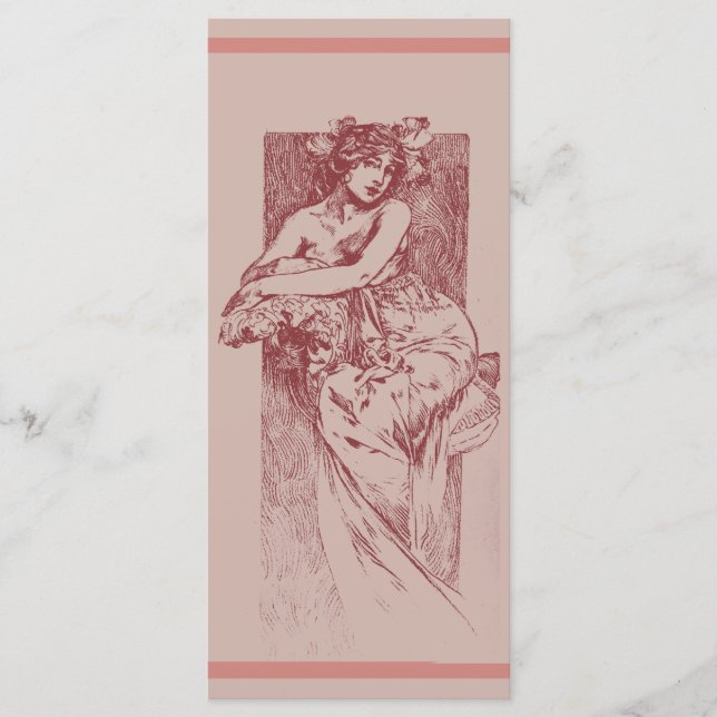 Victorian Goddess i Ro Menu-kortet Meny (Framsida)