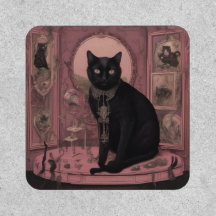 Victorian Goth Kattunge Patch