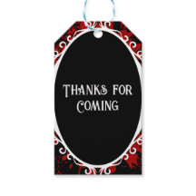 Victorian Gothic Blood Spatter Vampire Bröllop