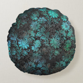 Victorian Gothic Damask Cushion Rund Kudde