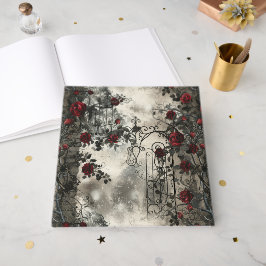 Victorian Gothic Garden Ro Mönster Gästböcker