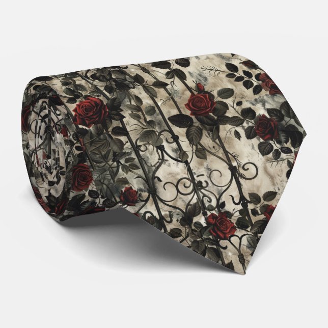 Victorian Gothic Garden Ro Mönster Slips (Rullad)