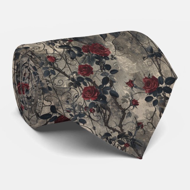 Victorian Gothic Garden Ro Mönster Slips (Rullad)