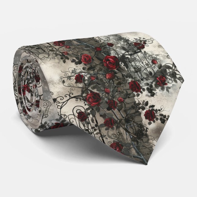 Victorian Gothic Garden Ro Mönster Slips (Rullad)