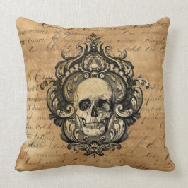 Victorian Gothic Glam Skull Kudde