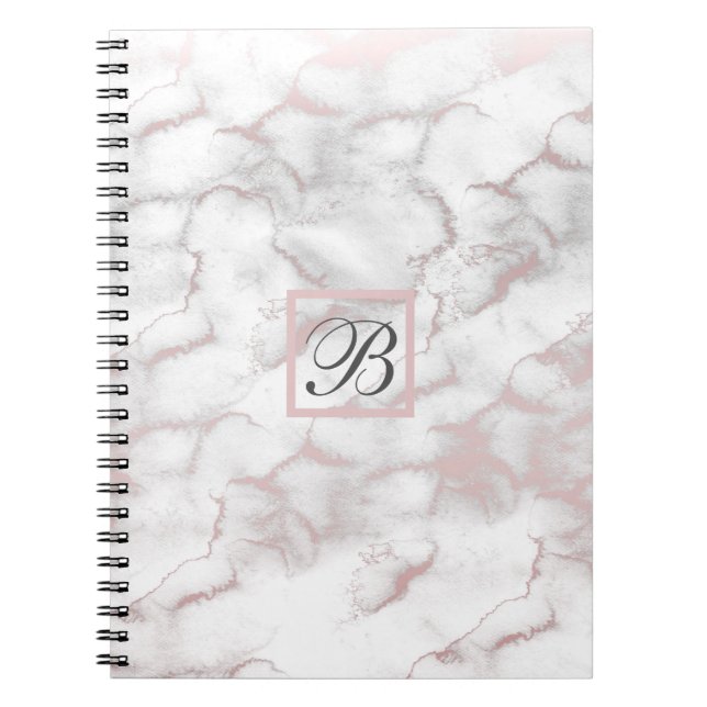 Victorian Gothic Romantik Skull Vingar & Vit ros Anteckningsbok (Framsidan)