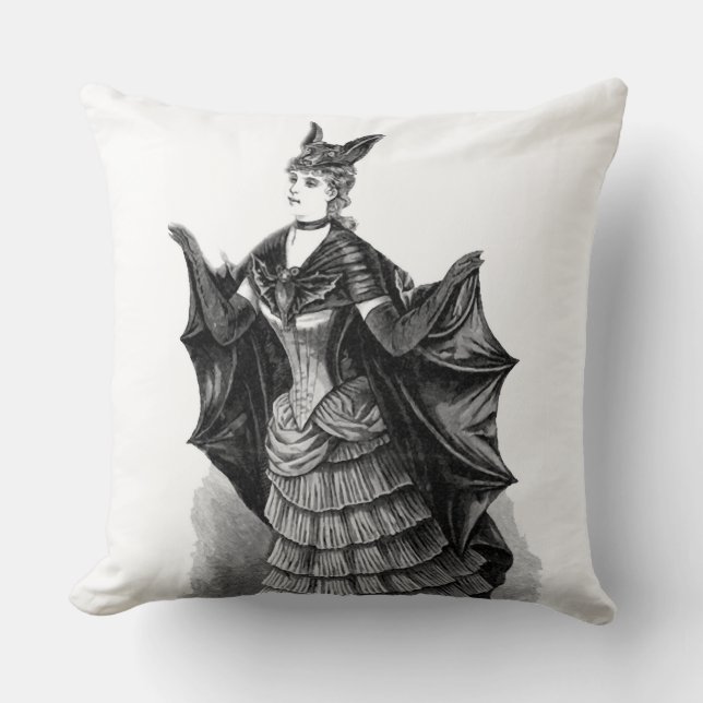 Victorian/gotisk Batgirl/fladdermössdräkt Kudde (Framsida)