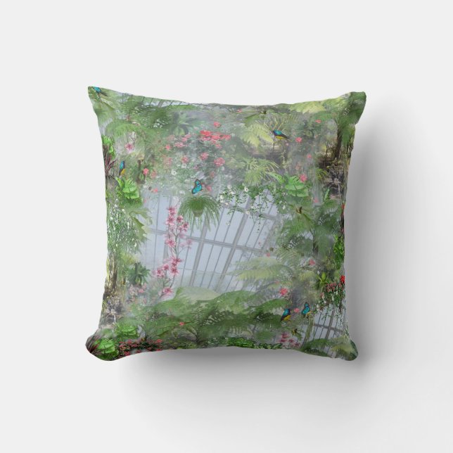 Victorian Greenhouse Kudde (Framsida)